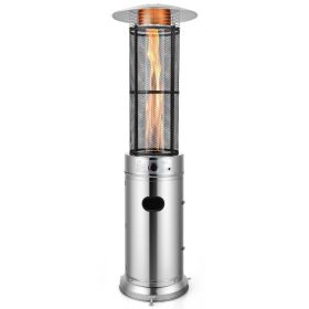 41000 BTU Stainless Steel Round Glass Tube Patio Heaters