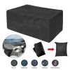 210D Waterproof Outdoor Furniture Cover Windproof Dustproof Patio Furniture Protector Oxford Cloth Garden S Size