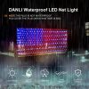 1PC American Flag Net Light; Outdoor Waterproof Mesh Lights; LED String Light; Multicolor Lights For Garden Wedding Backdrop Party Wall Decor ; Indepe