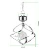 Spiral Spinner Solar Lights Wind Chime LED Color Changing Hanging Wind Lamp Waterproof Decorative Night Lamp