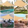 18'x18' Square Sun Shade Sail/Sand