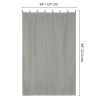 4 pcs W54*L84in Outdoor Patio Curtain/Gray