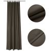 2 pcs W54xL84in Outdoor Patio Curtain/Coffee Liqueur