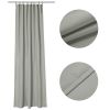 4 pcs W54*L84in Outdoor Patio Curtain/Gray