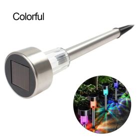 Garden Stainless Steel Landscape Light Led Lighting Waterproof Garden Light (Option: Colorful-10PCS)