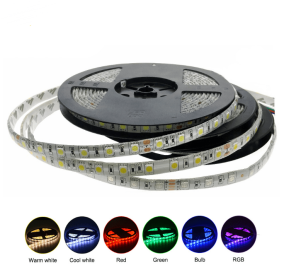 LED Light Strips Highlight 60 Light Beads Epoxy Waterproof Soft Strips (Option: IP65 blue-100cm)