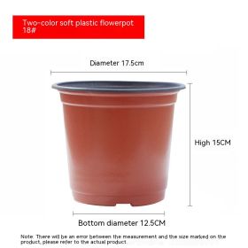 Plastic Nutrition Feeding Block Planting And Transplanting Pot Fall Not Bad Seedling Cup (Option: 180 Model-50 Pack)