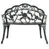 Aluminum Patio Outdoor Garden Bench Chair Loveseat Cast