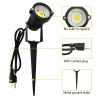 1/2 Pack Outdoor White Landscape LED Spot COB Lights 5W 110V Waterproof IP65