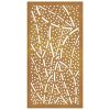 Patio Wall Decoration 41.3"x21.7" Corten Steel Leaf Design