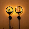 2pcs Fairy Solar Light Garden Decor; Fairy Decorative Garden LED Stake Lights For Walkway Yard Lawn Patio Garden Courtyard Waterproof Outdoor Stake Li