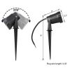 1/2 Pack Outdoor White Landscape LED Spot COB Lights 5W 110V Waterproof IP65