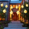 Globe String Solar Lights 30 Ball LED Fairy Solar Lamps 8 Lighting Modes IP65 Waterproof Decorative Lamp