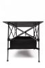 1-piece Folding Outdoor Table with Carrying Bag,Lightweight Aluminum Roll-up Rectangular Table for indoor, Outdoor Camping, Picnics,Beach,Backyard, BB